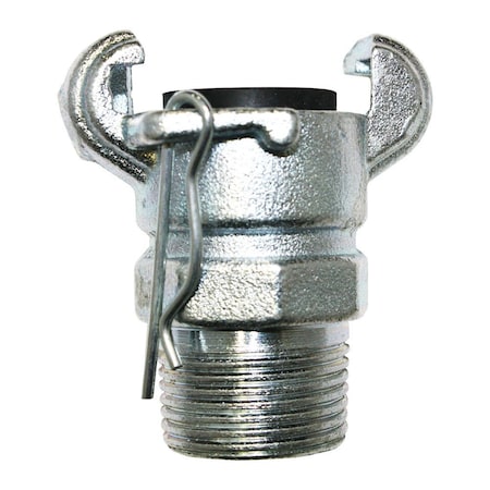 Interstate Pneumatics 1 Inch Male NPT Straight Through Jack Hammer Coupler, PK 6 CU-901-D6